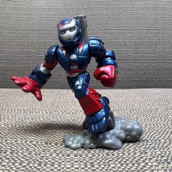 Marvel Super Hero Squad IRON PATRIOT figure blast off version Iron Man - Picture 1 of 5